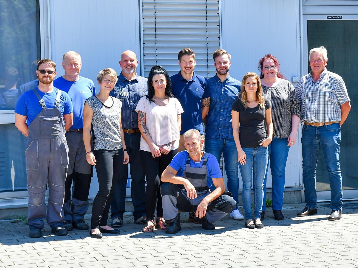 The team of KRAUSKOPF Maschinentechnik GmbH & Co. KG