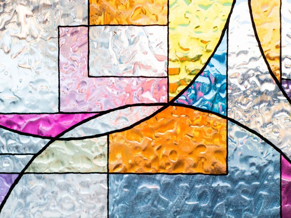Flachglas, Buntglas